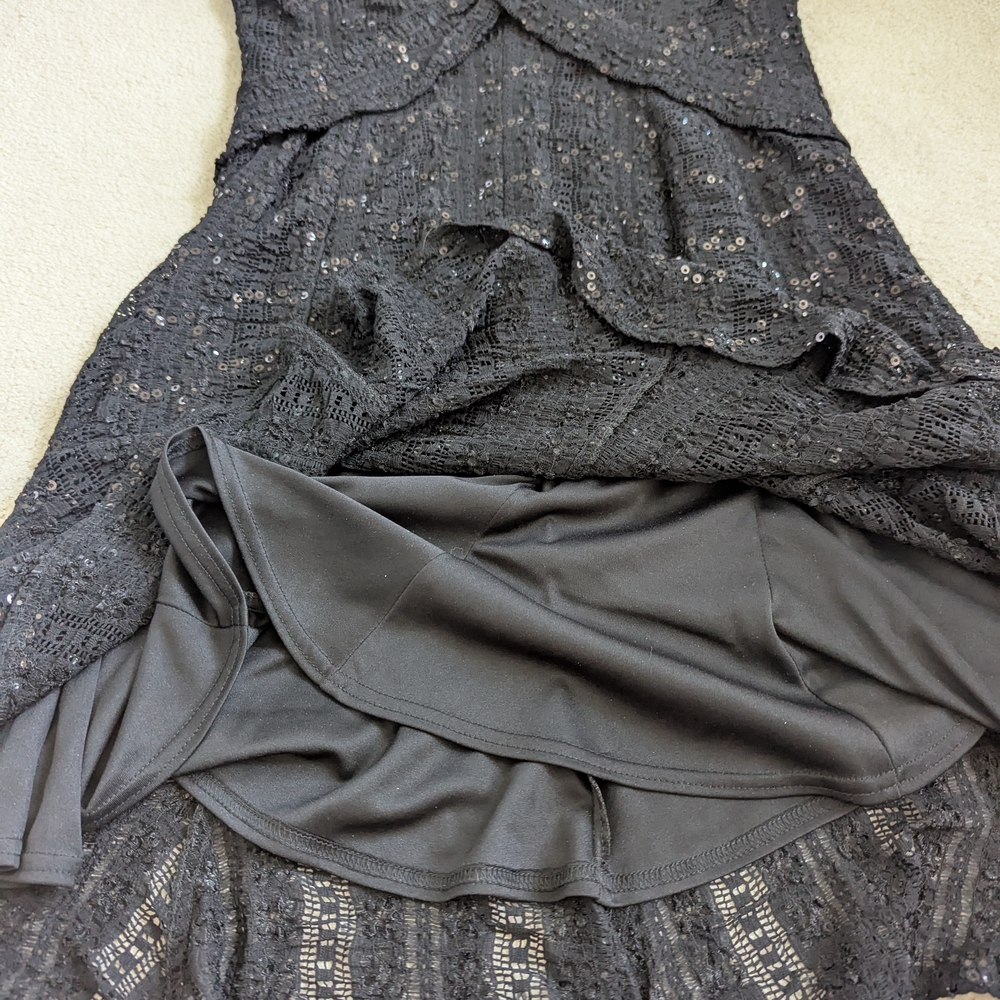 Joseph Ribkoff Black Textured Mini Dress - Picture 7 of 7